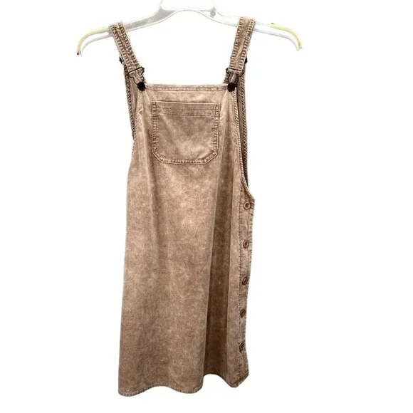 womens brown jumper dress Natural Linen Jumper Dress, Pinafore Dress